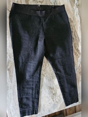 J. Crew Black Pixie Pants with Exposed Metal Zipper